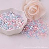 Mixed -size ABS non -porous imitation pearl loose beads DIY accessories decorative high -bright macaron makeup box fills beads