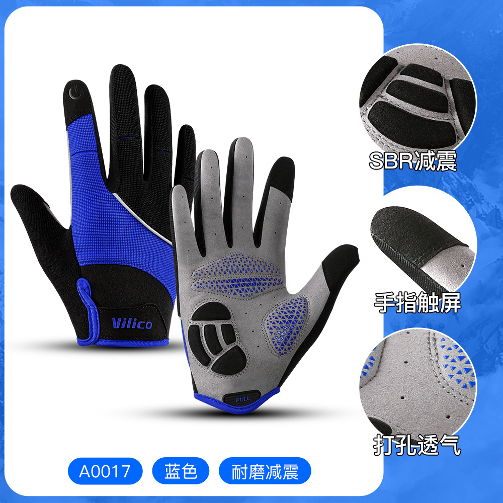 Nuevos guantes de ciclismo Vilico antidesgaste, amortiguadores de impactos, resistentes al desgaste, con pantalla táctil, guantes de ciclismo para deportes al aire libre de primavera y verano