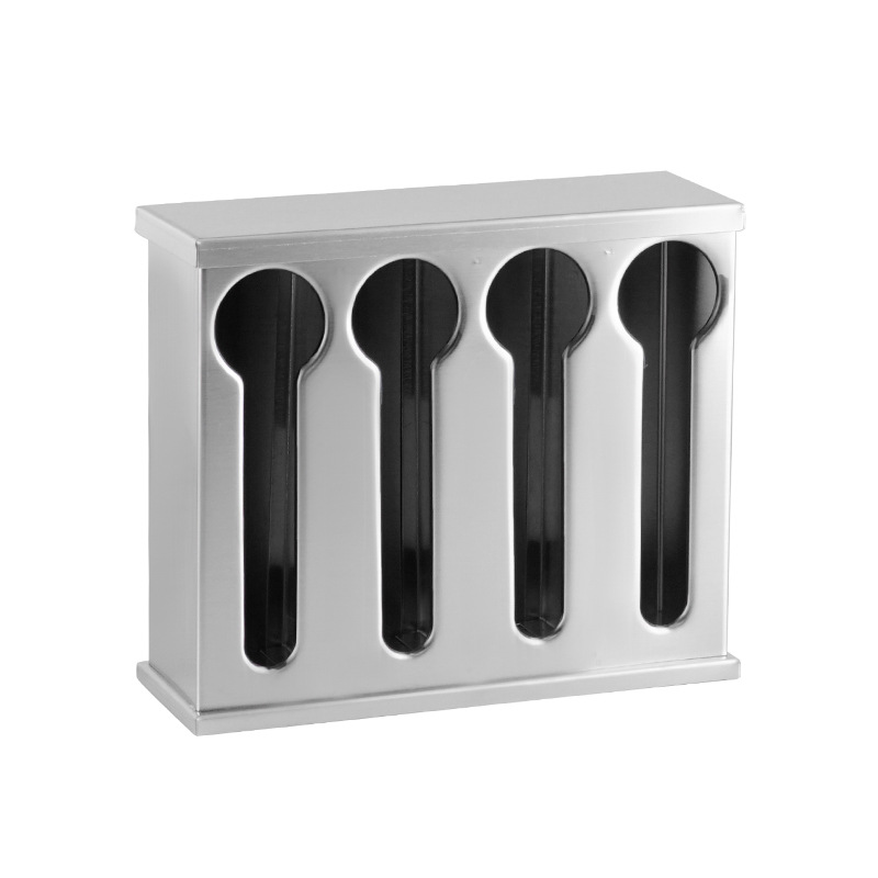 marco de cuchara de acero inoxidable con cubierta palillos marco de cuchara de almacenamiento recipiente comedor marco de cuchara de melamina marco de cuchara cuadrado marco de almacenamiento de palillos