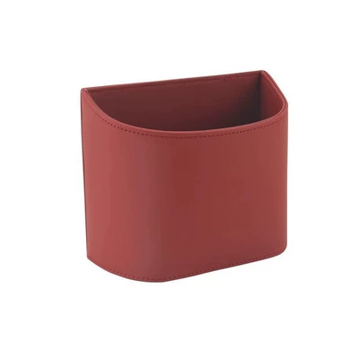 Car storage bag/box, Hanging Leather Car Trash