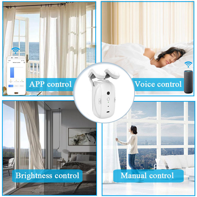Smart home product electric blind companion, automatic blind, trackless voice remote control smart blind motor