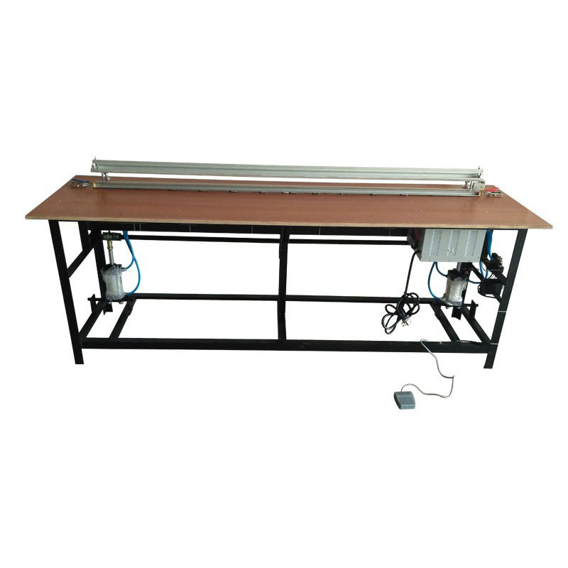 1.8米双线气动封口机两道封口线间距可调