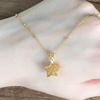 Brass starry sky, pendant, necklace, fashionable jewelry