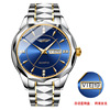 Fashionable import swiss watch, waterproof calendar, ultra thin quartz steel belt, Switzerland