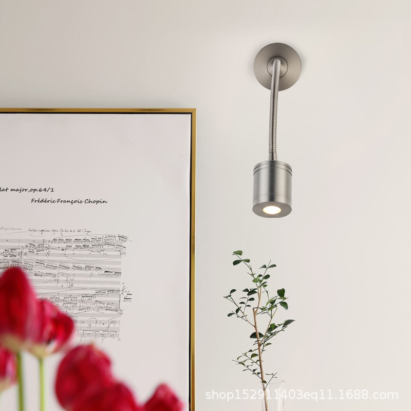 Moderno y simple lámpara de noche LED lámpara de pared venta directa de fábrica de focos LED manguera de focos manguera de lámpara de pared diseñador