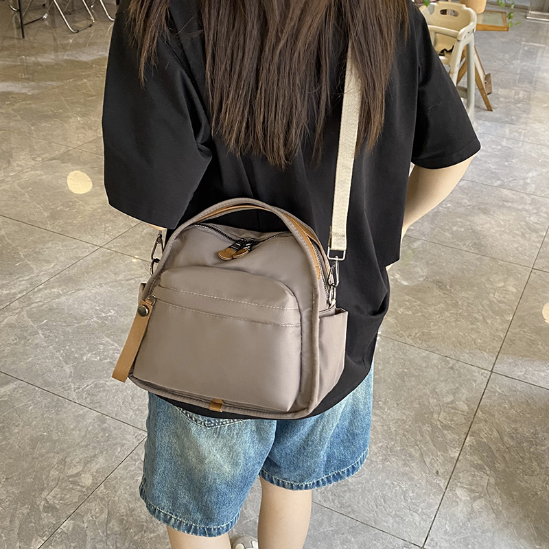 跨境单肩包时尚简约百搭手提女包尼龙材质高级感大容量可通勤bags