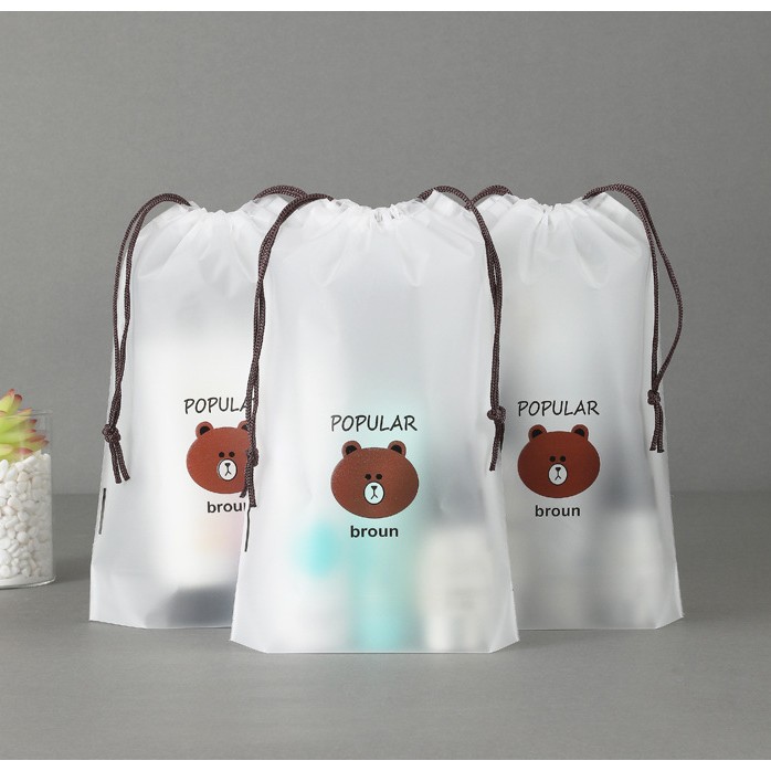 늙은 곰 20*30 끈 가방