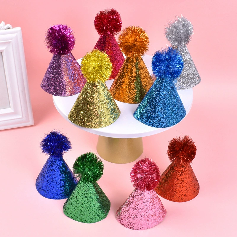 Шляпа для домашних животных с щенком и котом, украшения для вечеринок, регулируемая шляпа для дня рождения для домашних животных, головные уборы для собак, реквизит для фотосессии