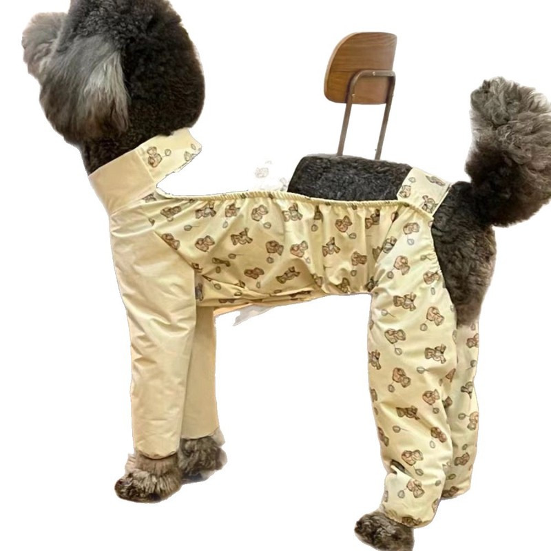 宠物衣服狗狗防脏腿裤户外防尘防尿防脏腿裤长毛大型犬巨贵涤纶|undefined