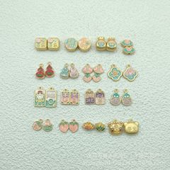 古代ゴールドドリップオイルひょうたん如意平安喜びペンダント diy 手作りジュエリーペンダントマットゴールド小さなペンダント