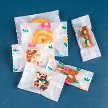 花朵系列曲奇餅干小零食烘焙包裝袋 點心機封袋糖果小機封袋