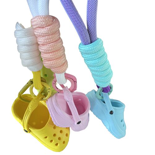 Handmade diy Crocs creative trinkets cartoon keychain accessories school bag pendant key chain gift GJ115