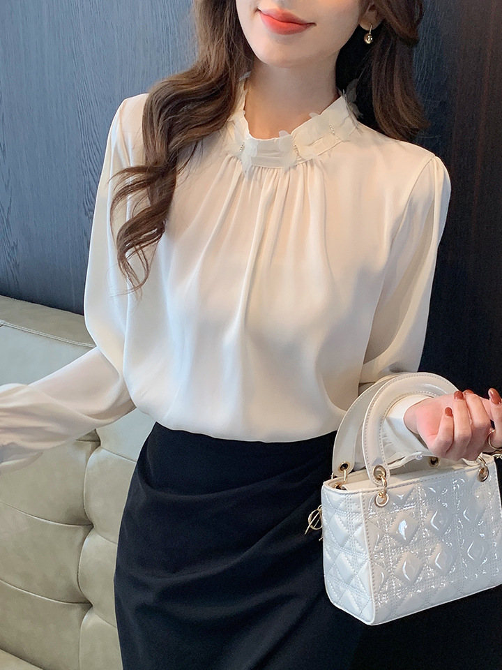 Apricot design spring shirt
