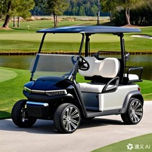 電動高爾夫球車代步2-4-6座8公園游覽車景區接待沙灘巡邏車四輪車
