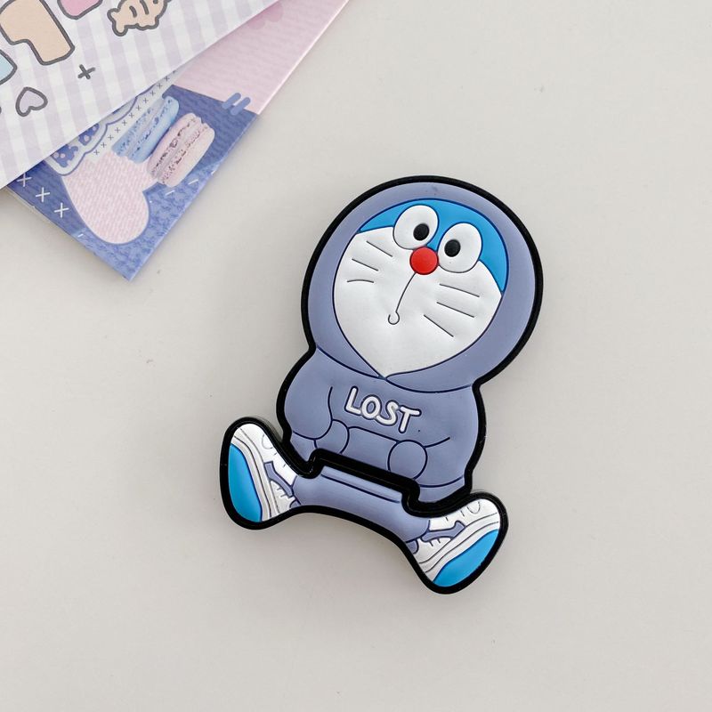 漫画卸売かわいい伸縮トロリー猫電話ケースアクセサリー装飾デスクトップ自己粘着ステッカー兼用スタンドイン|undefined