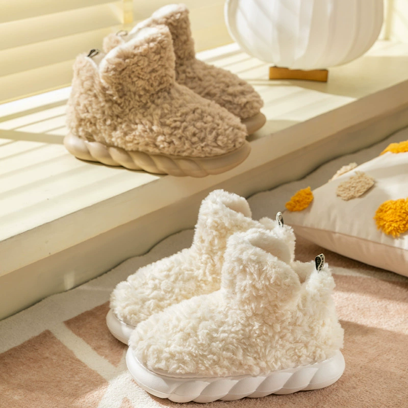 Снежные сапоги с толстым дном