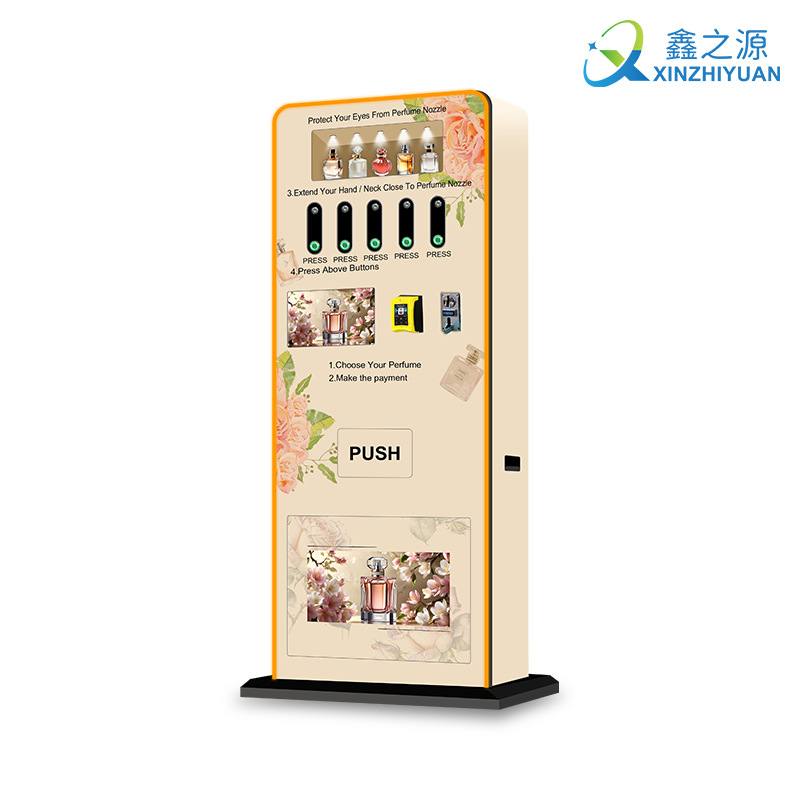 Máquina expendedora de autoservicio de belleza de perfume Máquina expendedora vertical de aromaterapia inteligente pequeña no tripulada de escritorio las 24 horas