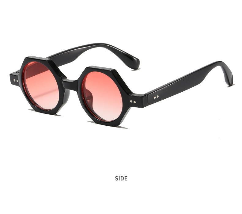 Hip-hop Streetwear Solid Color Ac Round Frame Full Frame Men's Sunglasses display picture 1