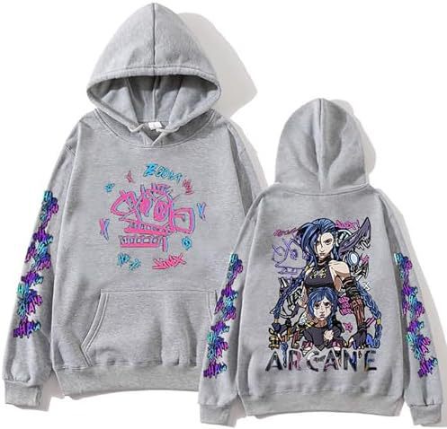 Sudadera transfronteriza AliExpress Arcane jinx Hoodie Novelty Graphic Long Sleeve