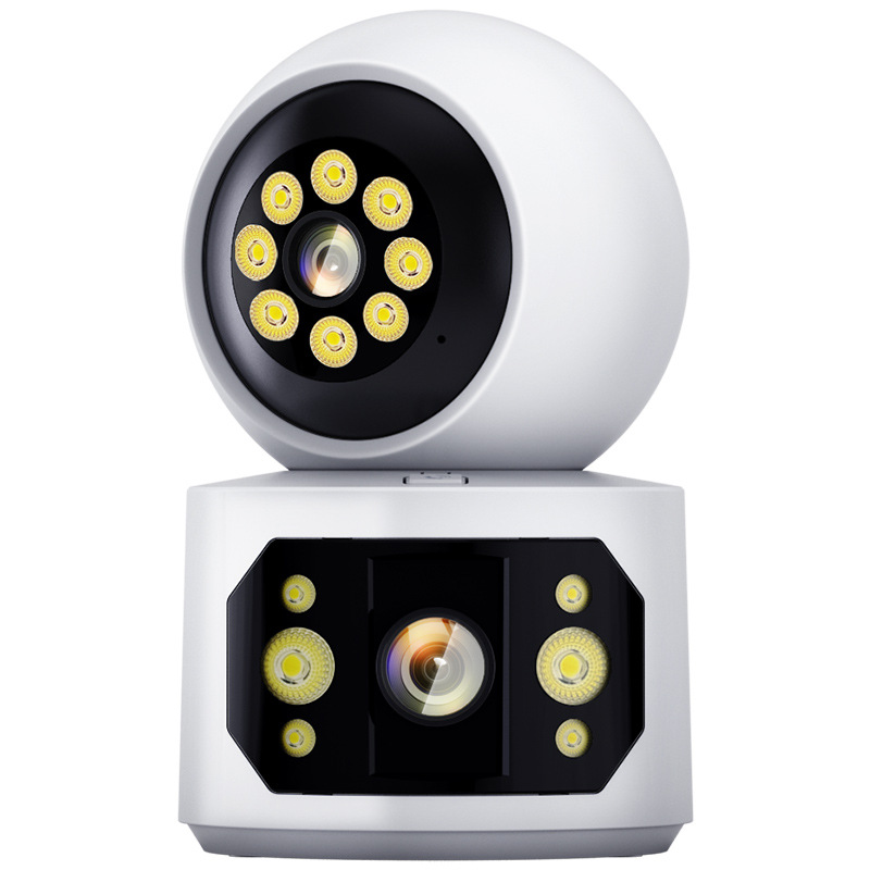 Cámara inalámbrica teléfono móvil monitor remoto hogar 360 grados panorámico HD intercomunicación de tres imágenes de monitoreo
