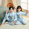 Demi-season children's set for boys, thin thermal underwear, trousers, keep warm pijama, wholesale