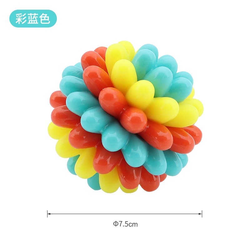 Nuevo color transfronterizo muelas de dientes limpiadores de dientes juguetes resistentes a la mordida bola de entrenamiento de perros para acompañar a perros grandes juguetes de mascotas image 6