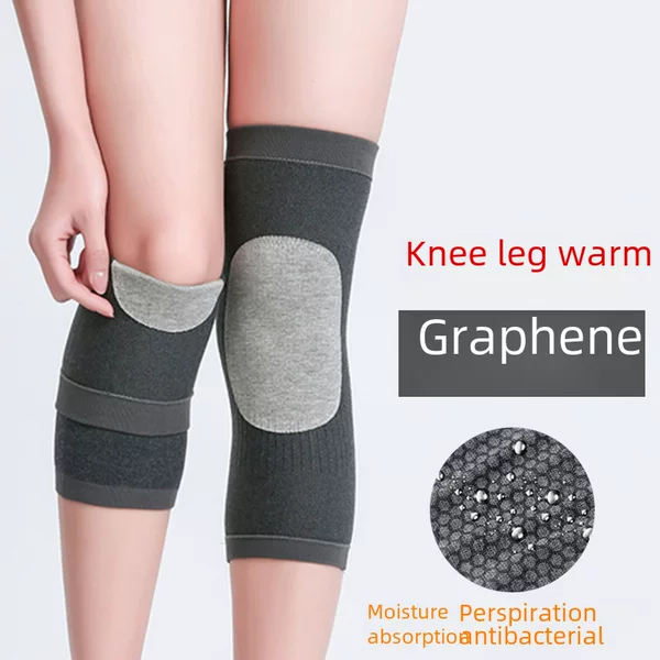 Graphene cashmere knee cover spring and summer warm old cold legs thin men's and women's sheath air conditioning room paint joint cold-proof no trace