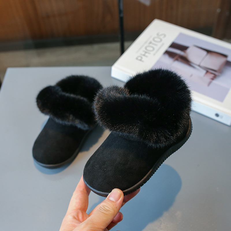 Kinderschneestiefel 2023 Winter Neue Mode Herren- und Damenbabys 0-3 Jahre alt Plüsch verdickte warme weiche Sohle_voghion.com