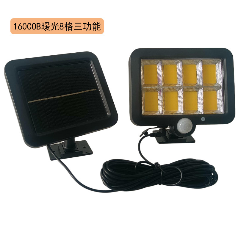 160cob warm light 8 grid three functions