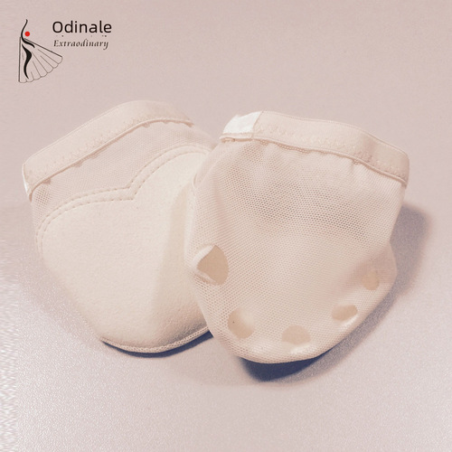 Odina Lai Women's Belly Dance Shoes Breathable Toe Cover Wear-Resistant Soft Sole Practice Shoes Foot Cover/Dance Shoes