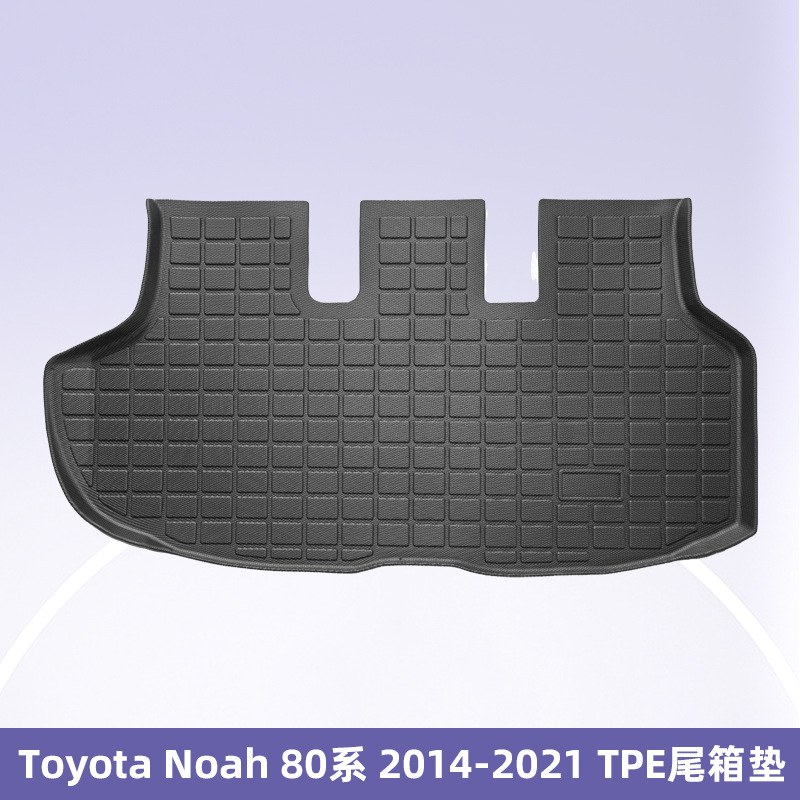 Aplicable a TOYOTA NOAH 80 2014 - 2021 TPE timón derecho 3D TPE almohadilla de pie
