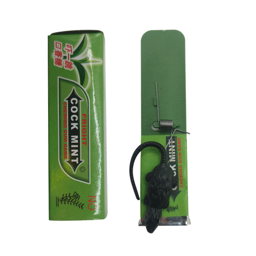 Cockroach mouse chewing gum startled April Fool's prank joke funny trick confectionery prank toy