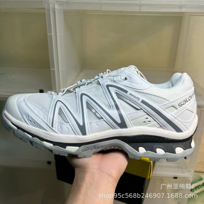 Salomon Salomon XT-QUEST ADV black and white off-road performance sports outdoor casual shoes 410523