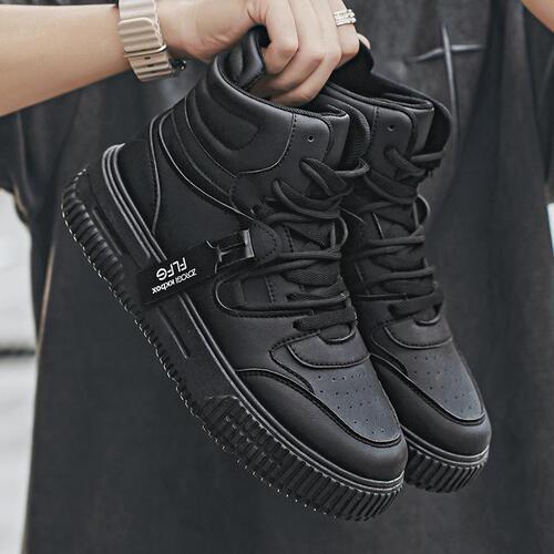 Mainly promoted plus-size couple thick-soled board shoes for men