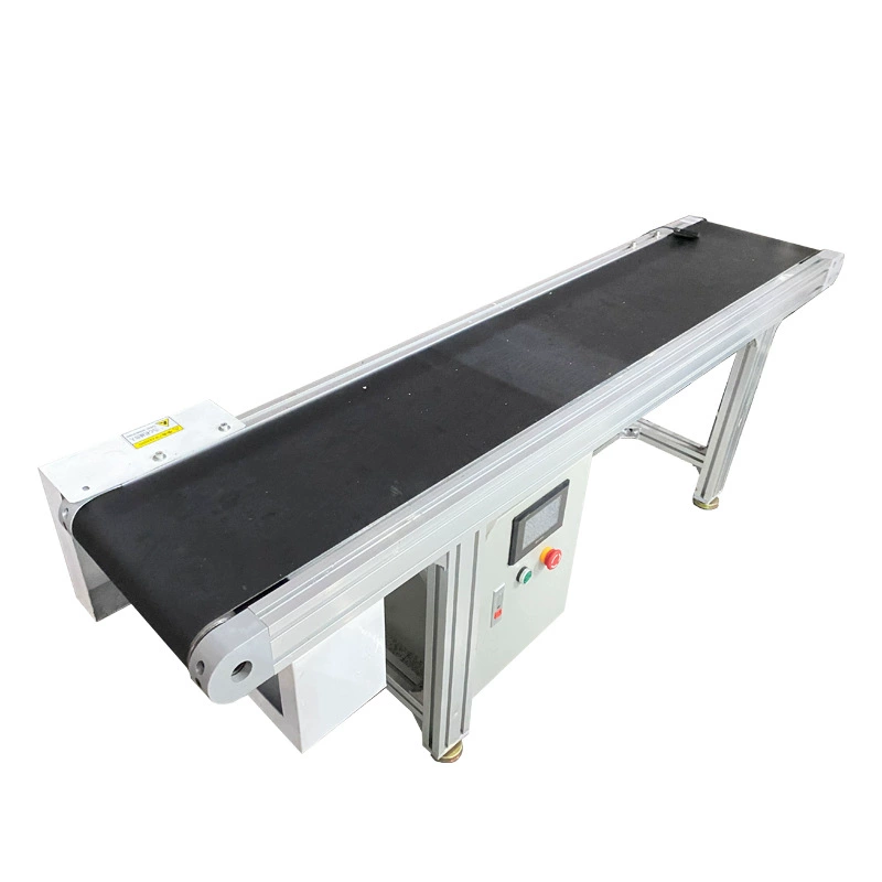 Fully automatic point collector small servo touch screen control automatic hill climb belt conveyor feeder spot