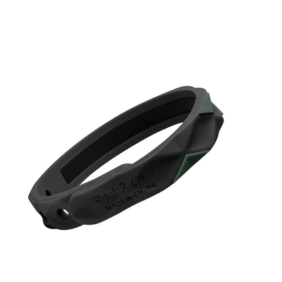 Wireless anti-static bracelet human body static elimination Bracelet Men's silicone Japan in addition to static wrist strap manufacturers wholesale (Static Rod/Key Bag) - upgraded-black-25cm-without-packaging