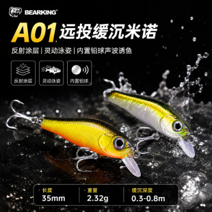 ����BEARKING·���r��΢�����Z���D35mm2.32g������ˮ΢���DA01