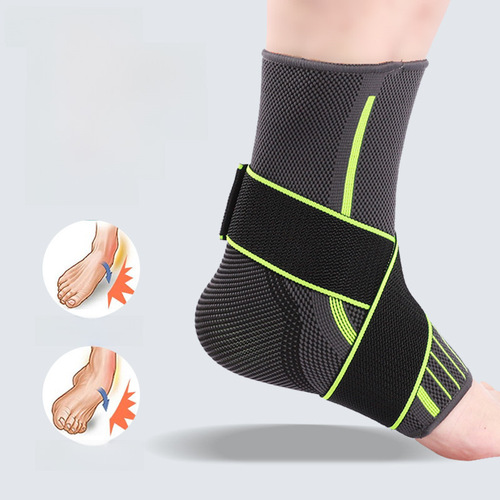 Maxda Cross-border elastic breathable knitting sports ankle strap with compression protection fitness ankle support