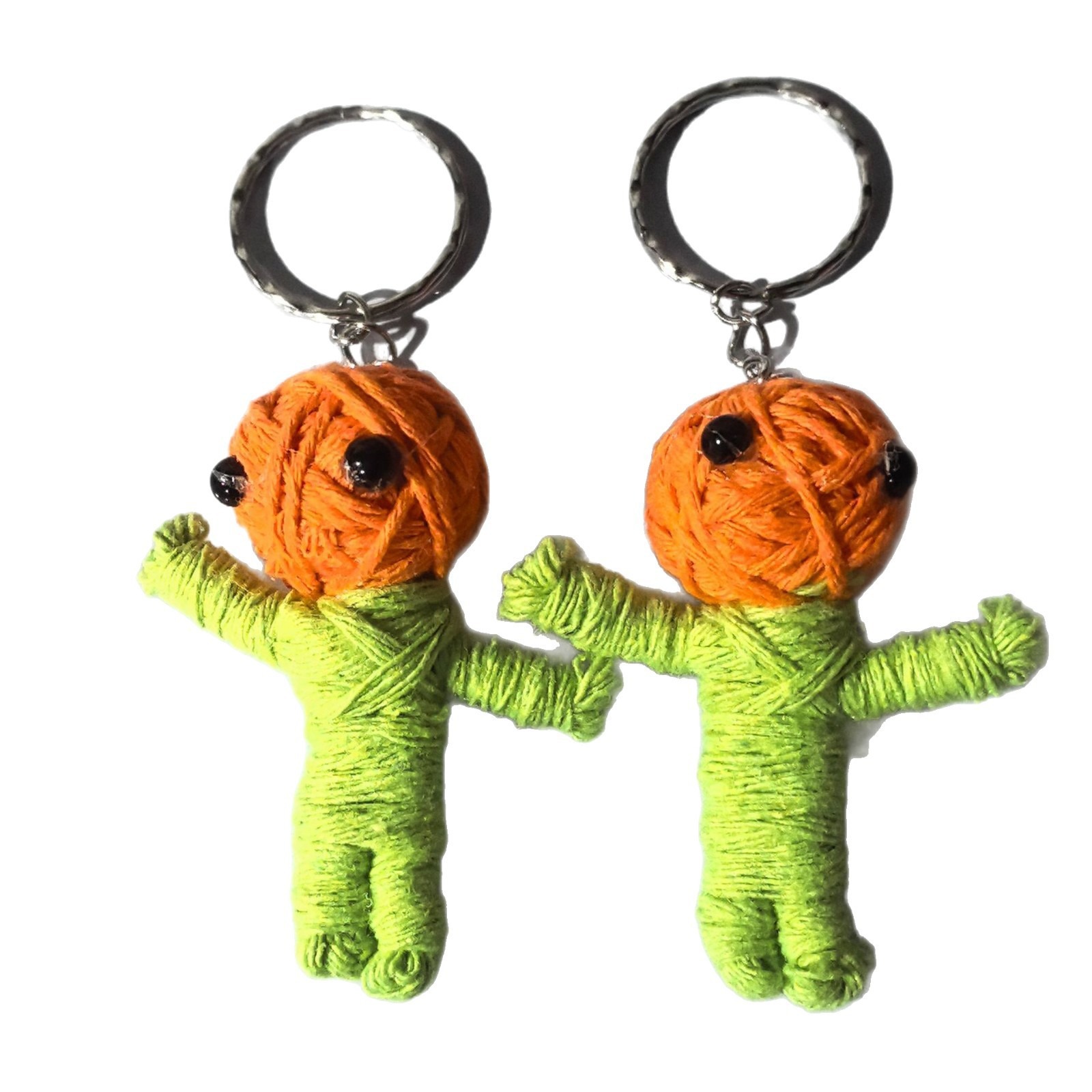 La maldición de la muñeca vudú de lana significa bendición, amor, cura, serie, sustituto, fantasma de Halloween, tejido a mano