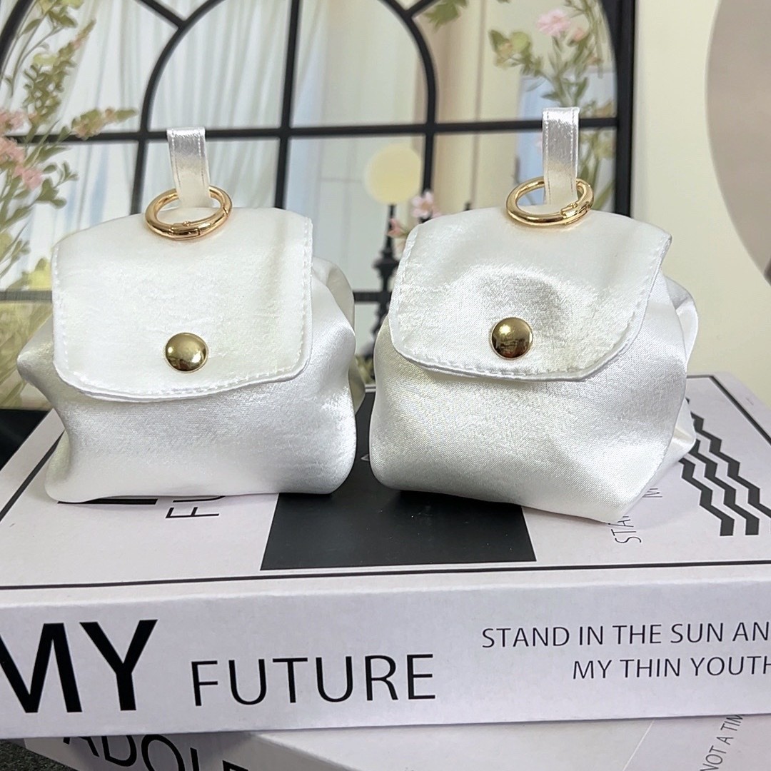 Silk Satin Belly Bag, Special Cute Bag for Paint and Dye Crafts, Earphone Bag, Pendant Bag