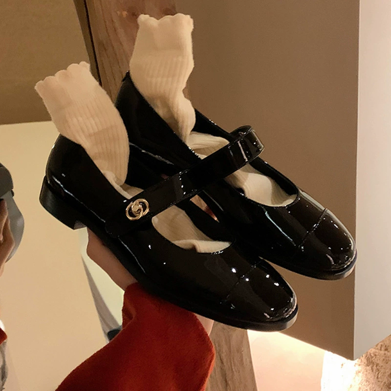 Демисезонная обувь для кожаной обуви, стиль Chanel, французский стиль