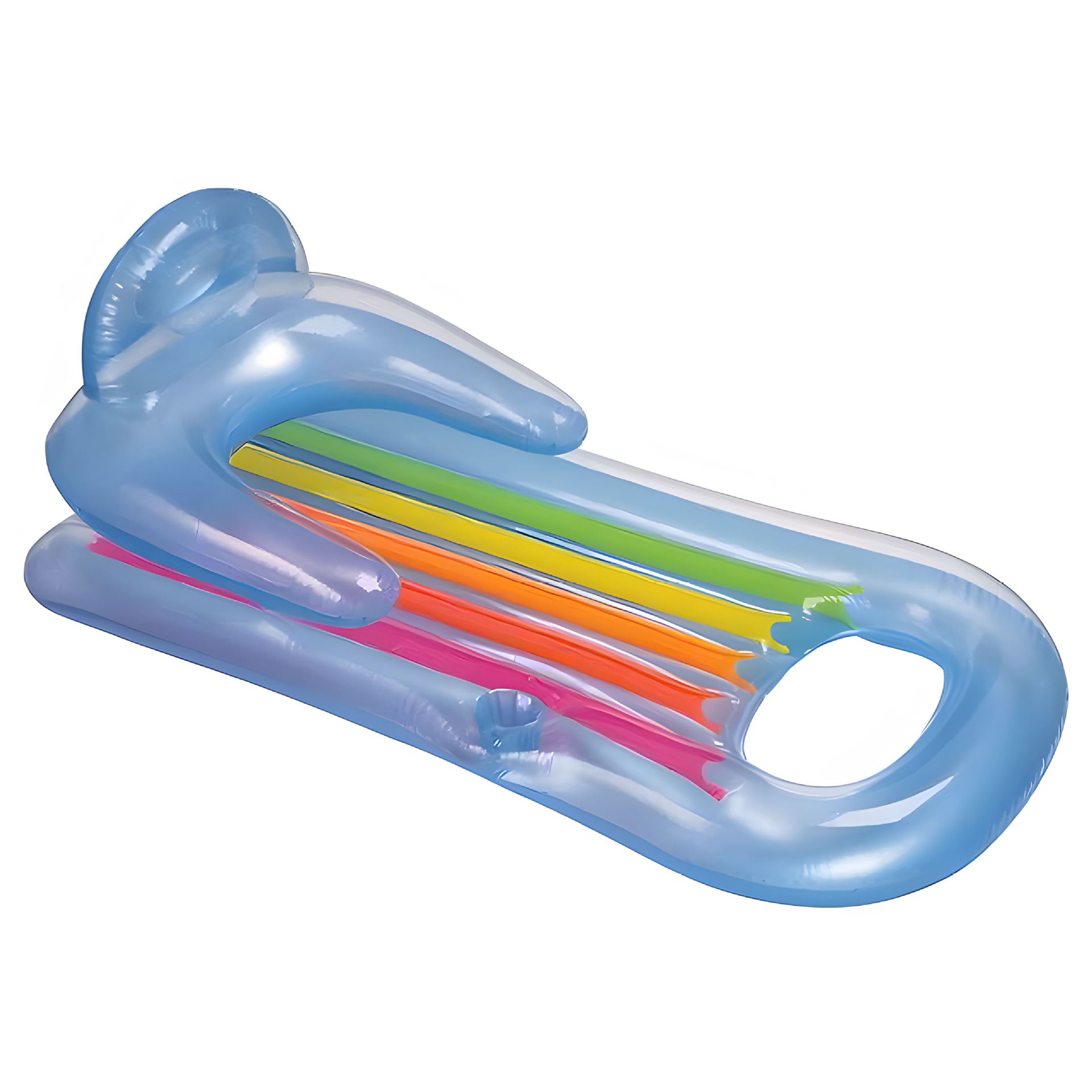 Colchoneta inflable para agua, balsa flotante creativa, anillo de natación, juguete acuático, cama de agua inflable, plegable, transfronterizo