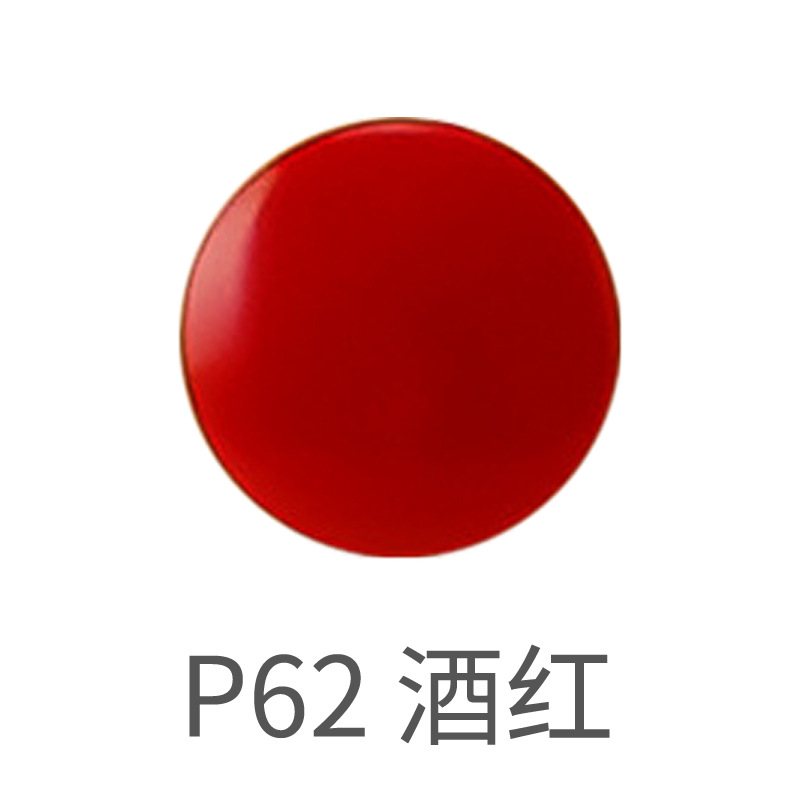 60 colores en stock T5 botón a presión de plástico pequeño lote de resina botón a presión ropa de bebé protección del medio ambiente POM botón a presión de plástico