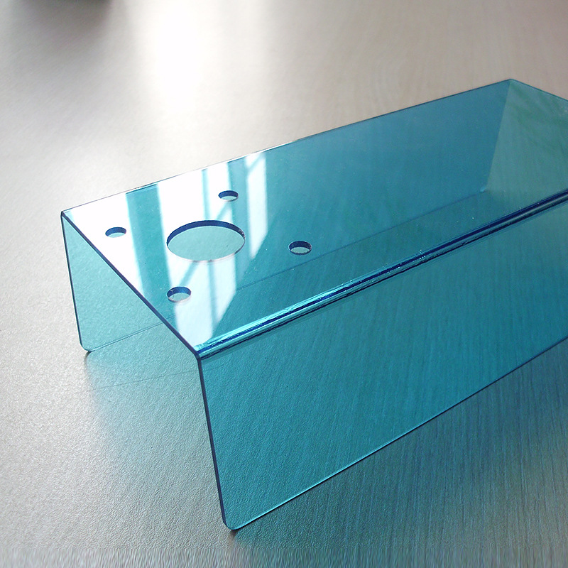 透明pc聚碳酸酯板折弯成型工厂pc扩散板制作透明PC耐力板加工