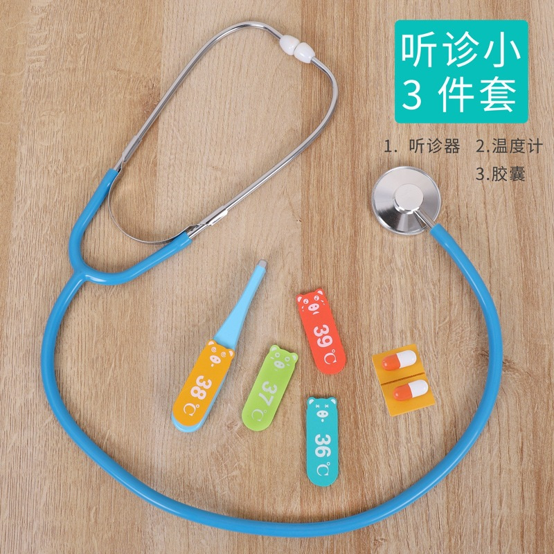 Juego de simulación de médico y dentista de madera para niños, con estetoscopio, para juego de rol transfronterizo, regalo para niñas image 25