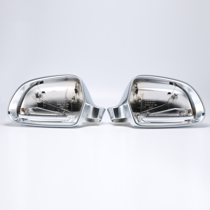 Carcasa de Espejo Retrovisor para Audi A4 B8 A6 C6 A5 Q3 A8 de Plástico ABS Cromado