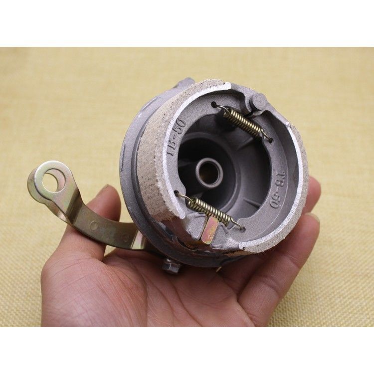 Coche eléctrico TB50 conjunto de freno de tambor delantero Mulan 50 cubierta de tambor delantero bloque de freno de triciclo de ancianos pastillas de freno al por mayor