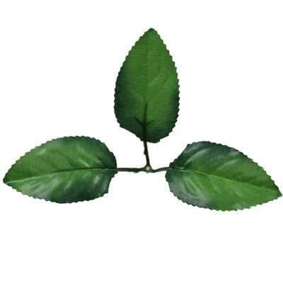 现货 义乌仿真花叶厂家 婚庆仿真玫瑰清明节人造菊花材料 3角叶