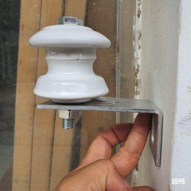 电线瓷瓶支架低压绝缘子体拉引电线220伏工具磁柱珠街码固定陶瓷