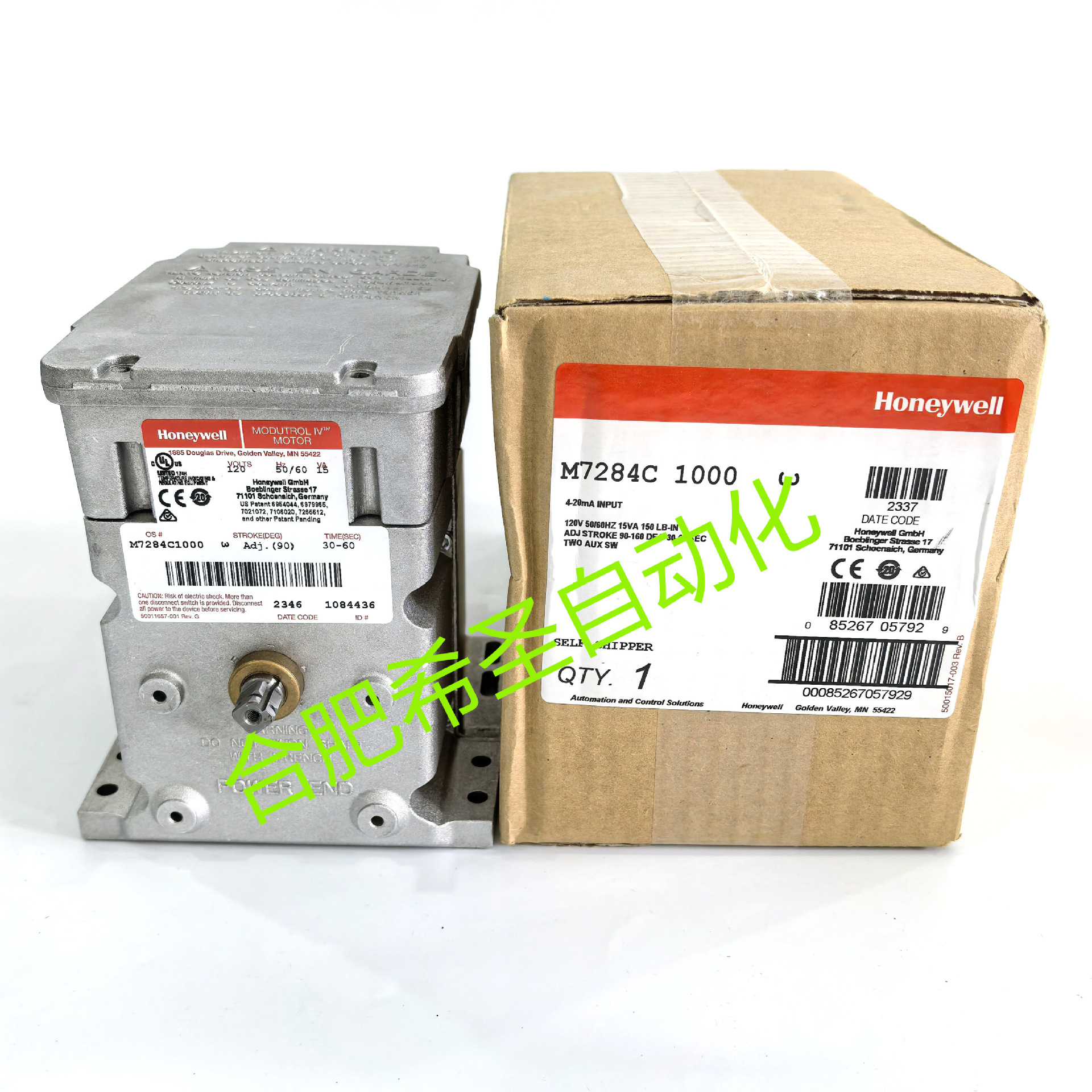 霍尼韦风门执行器M7284C1000大量现货原装正品